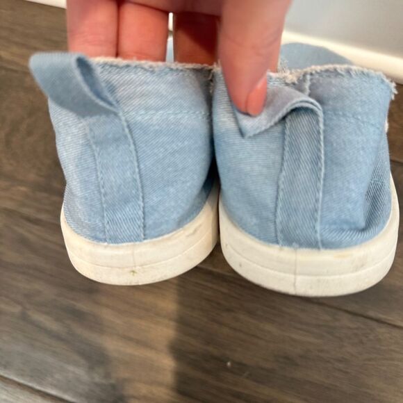 Tommy Bahama Light Blue Soft Canvas Terry Cloth Interior Slip On Sneaker Size 8 - Picture 5 of 7